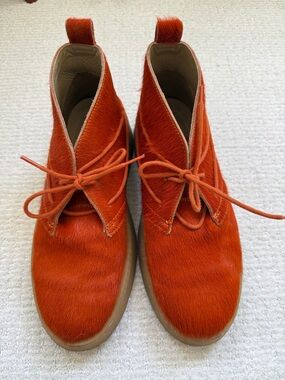 Clark’s x Zara Calfskin Orange Shoes